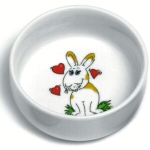 Karlie Runder Keramik-Napf für Kaninchen - 300 ml
