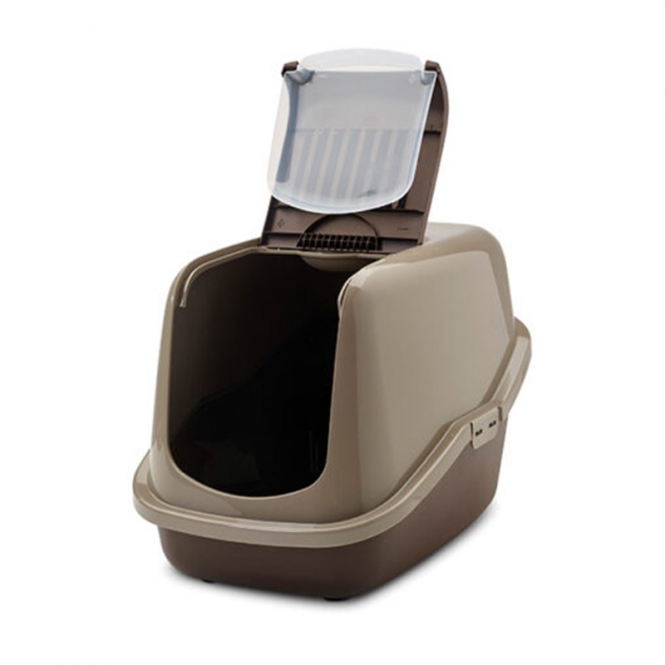 Savic Katzentoilette Nestor - schoko/grau – Bild 2