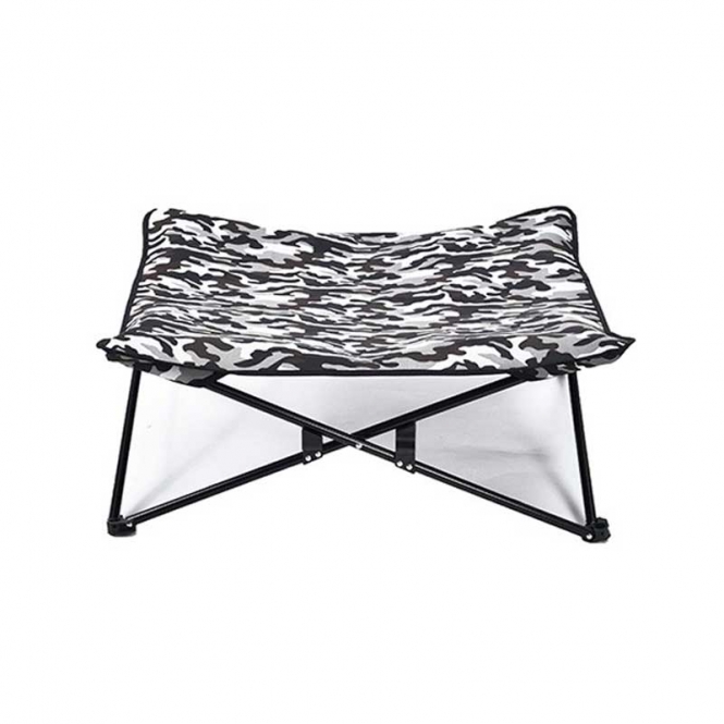 Klappbare Hundeliege - Schwarz – Bild 2