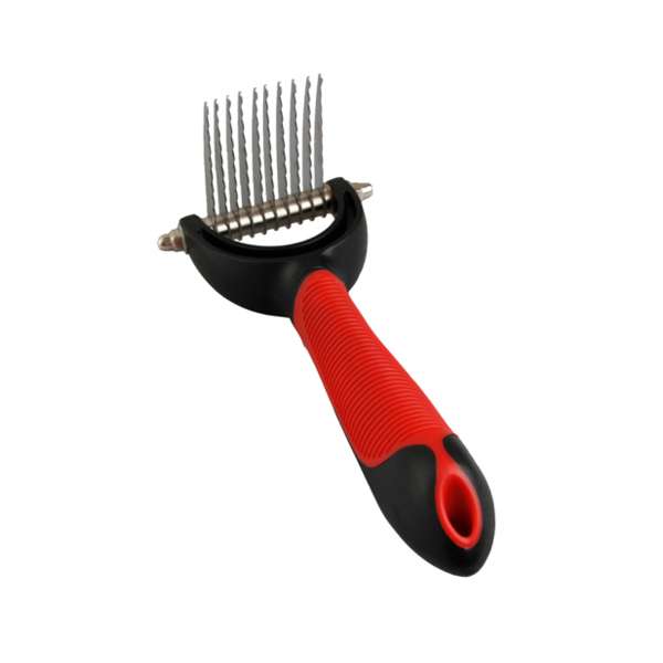 Karlie Flamingo Professional Entfilzungsharke mit geraden Klingen - Kurze Klingen – Bild 3