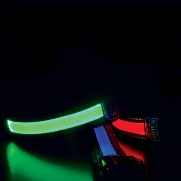 Karlie Flamingo oLED Halsband mit USB Ladegerät - Pink - 58,5 - 65 cm – Bild 2