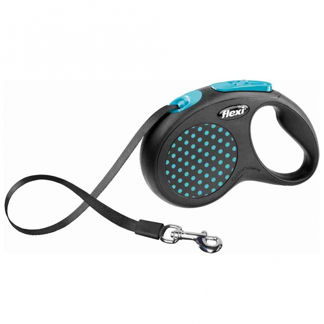 FLEXI Design Gurt-Roll-Leine - 5 m, 15 kg - grün – Bild 4