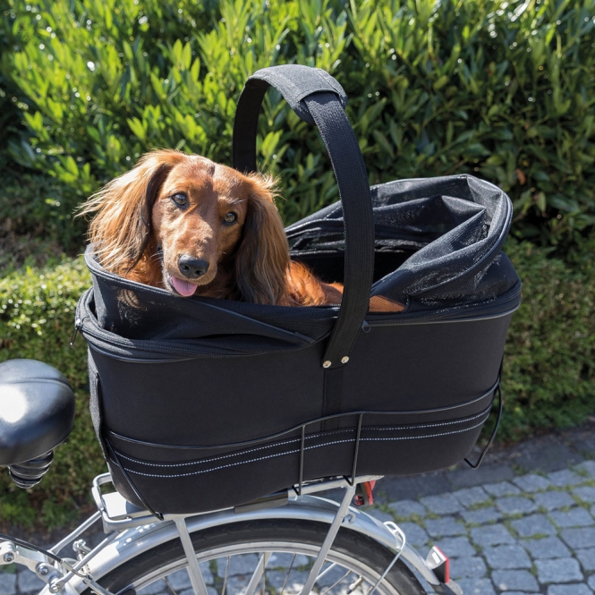 Trixie Hundefahrradkorb Long für breite Gepäckträger – Bild 3