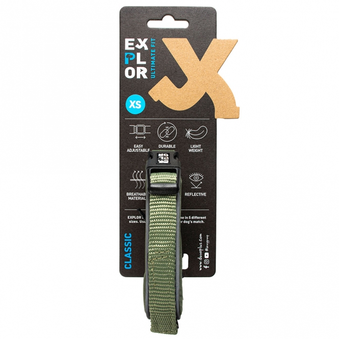 Alternative view of Duvoplus EXPLOR Ultimate Fit Comfy Halsband Classic - Undercover Green - XL - 52-61cm