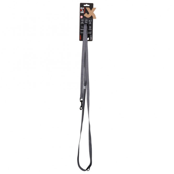 Duvoplus Trainingsleine EXPLOR Ultimate Fit Safety - Silver Reflective - 220cm - 25mm – Bild 3