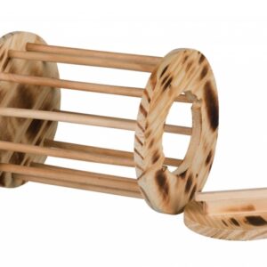 Alternative view of Trixie Heuraufe Rolle aus geflammtem Holz