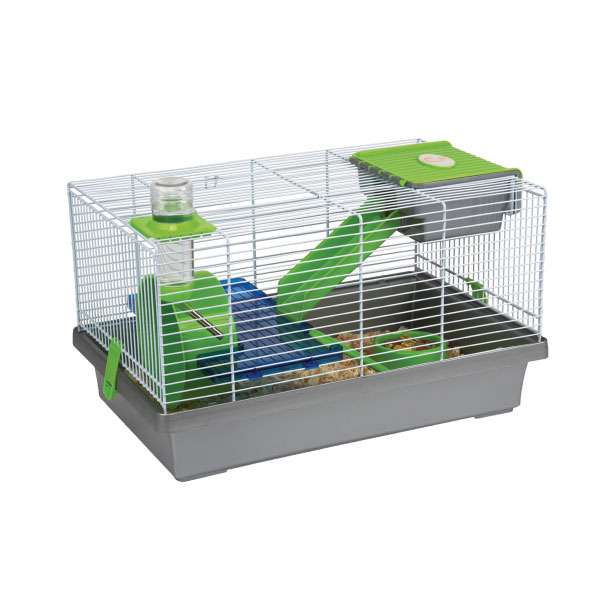 Karlie Flamingo Hamsterkäfig Nicky - Grau-Grün-Blau – Bild 3