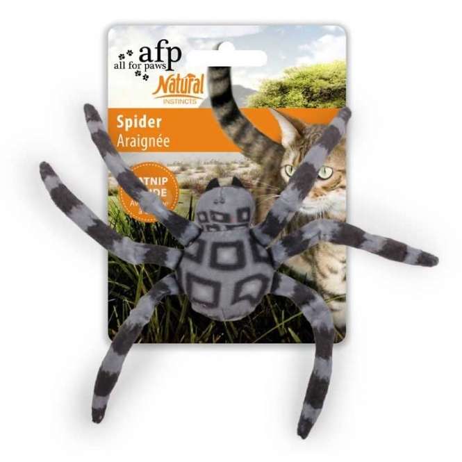 All for Paws Natural Instincts Katzenspielzeug Spider – Bild 2