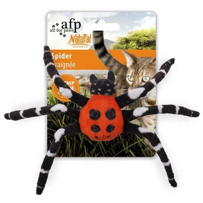 All for Paws Natural Instincts Katzenspielzeug Spider – Bild 3