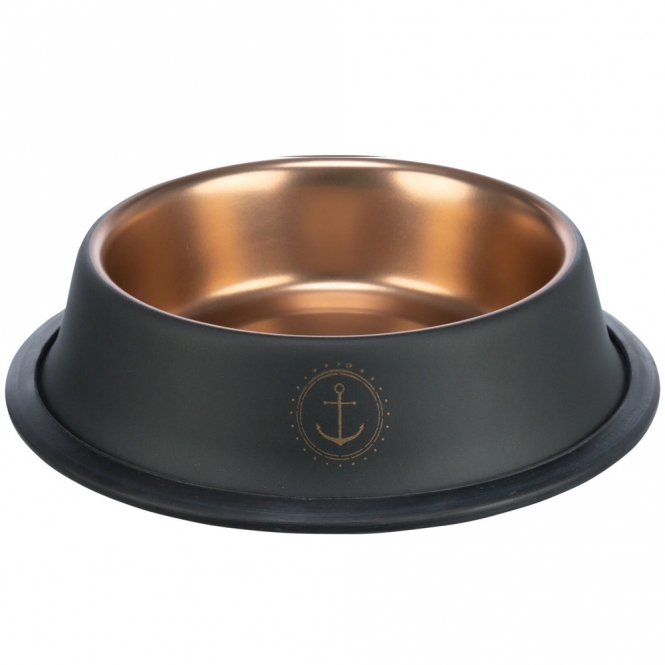 Alternative view of Trixie BE NORDIC Edelstahlnapf - schwarz/bronze - 0,7 l/ø 21 cm