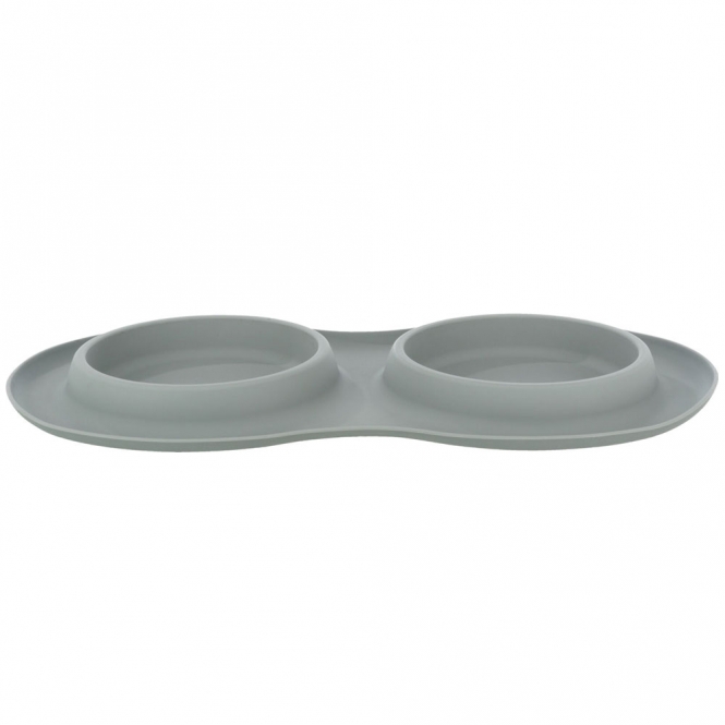 Trixie Napf-Set aus Silikon mit Edelstahleinsätzen – Bild 3