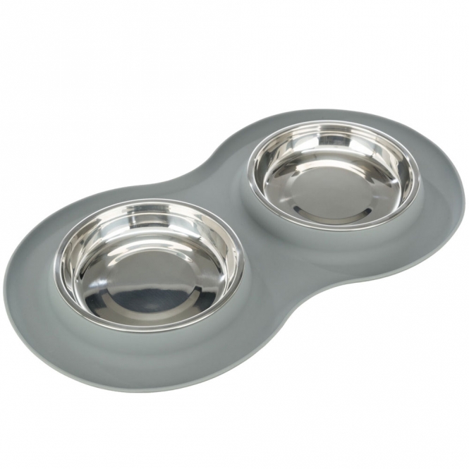 Trixie Napf-Set aus Silikon mit Edelstahleinsätzen – Bild 4