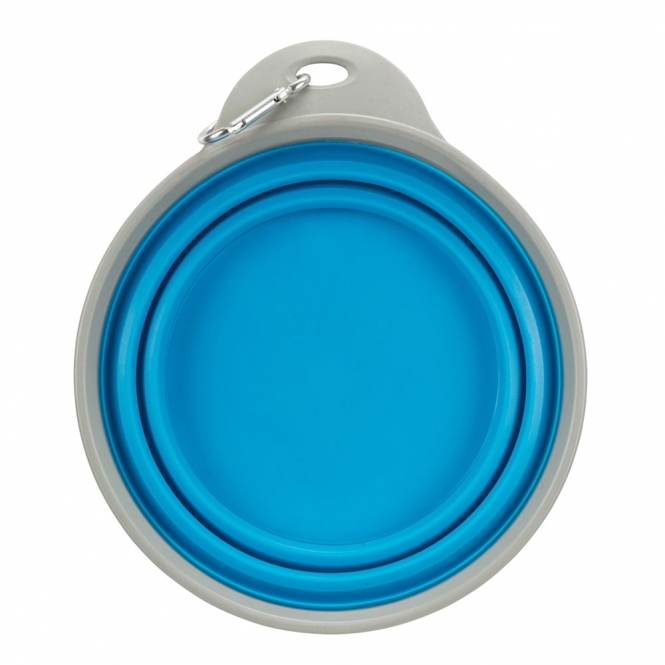 Trixie faltbarer Reisenapf - 1 l/ø 18 cm – Bild 3