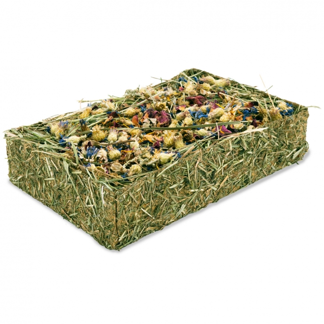 JR Farm Heu-Schale mit Blüten 130g – Bild 2