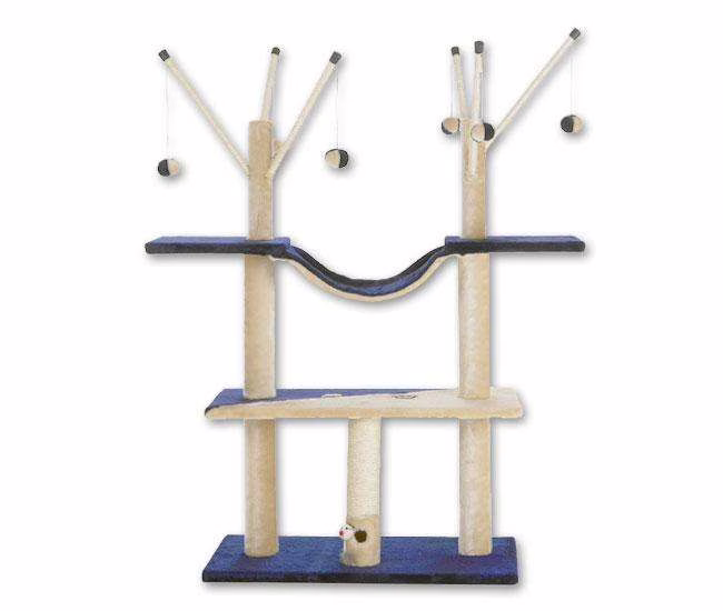 Karlie TREND LINE Kratzbaum KITTY KIDZ 6 - Blau