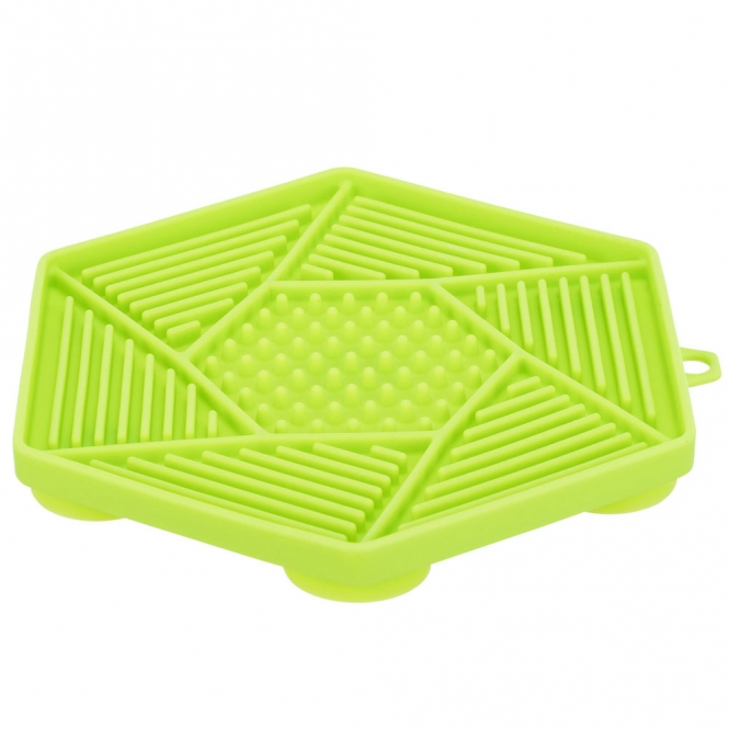 Trixie Lick’n'Snack Matte sechseckig mit Saugnäpfen