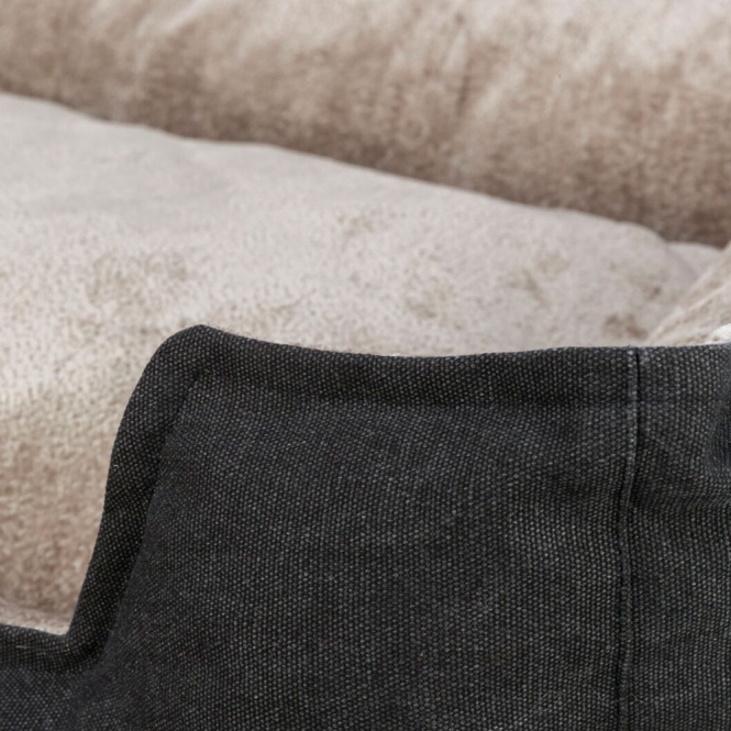 Trixie BE NORDIC Bett Föhr - schwarz/sand - 80 × 60 cm – Bild 3