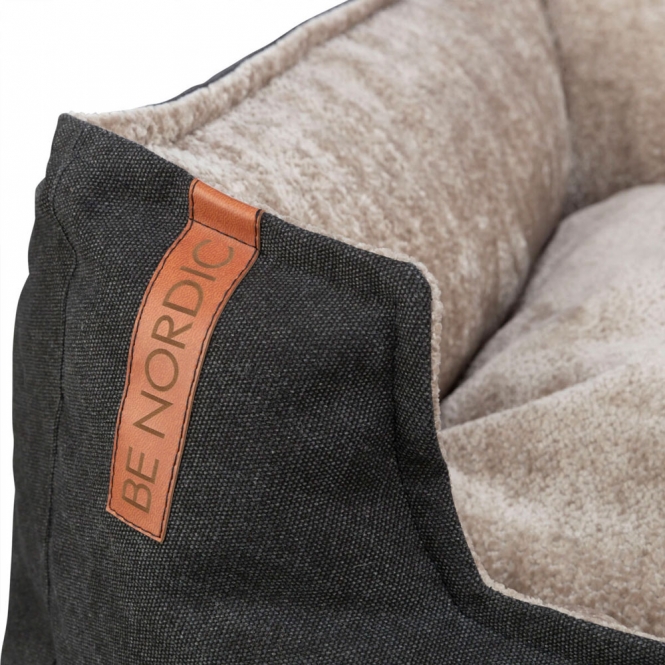 Trixie BE NORDIC Bett Föhr - schwarz/sand - 80 × 60 cm – Bild 6