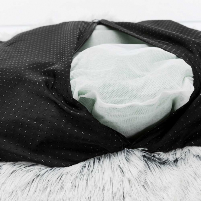 Trixie Bett Harvey - rund - weiß-schwarz / 50 cm – Bild 4