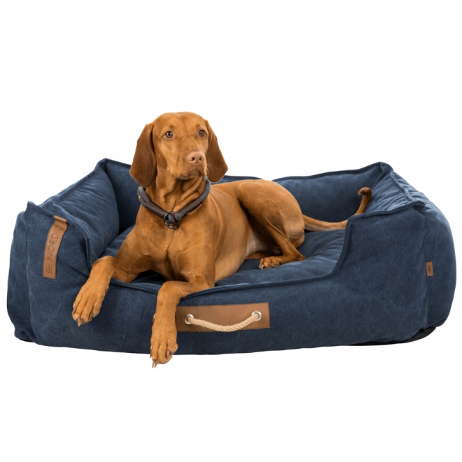 Trixie BE NORDIC Bett Föhr - dunkelblau - 80 x 60 cm – Bild 2