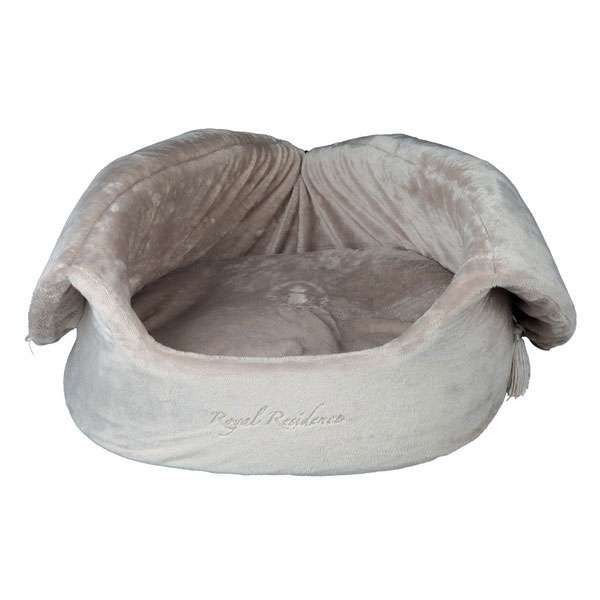 Trixie Hundekönig Kuschelhöhle und Bett - Beige, 50x45x48 cm – Bild 2