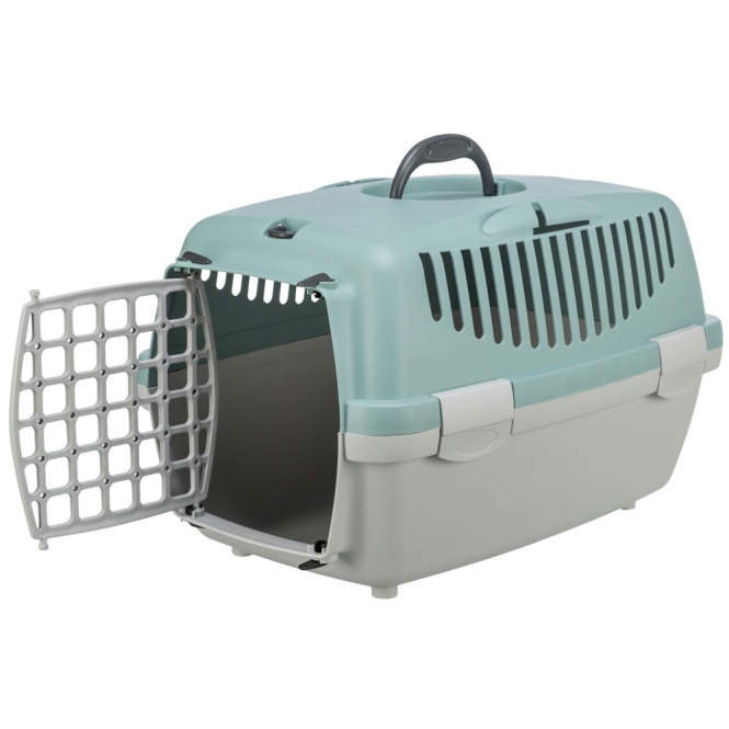 Alternative view of Trixie Transportbox Capri I - hellgrau/salbei