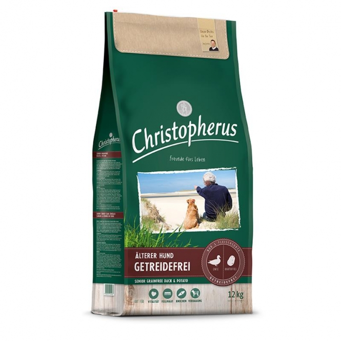 Christopherus Getreidefrei Senior Ente + Kartoffel - 4 kg