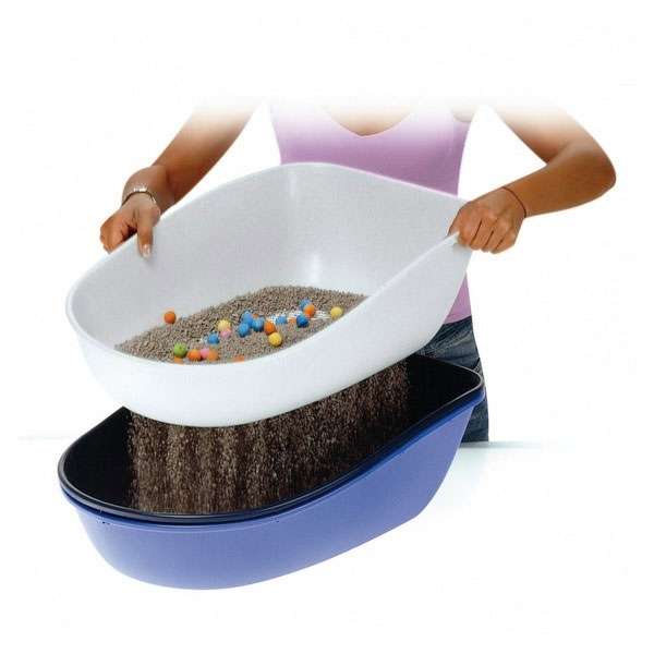 Trixie Katzentoilette Berto - dunkelblau – Bild 2