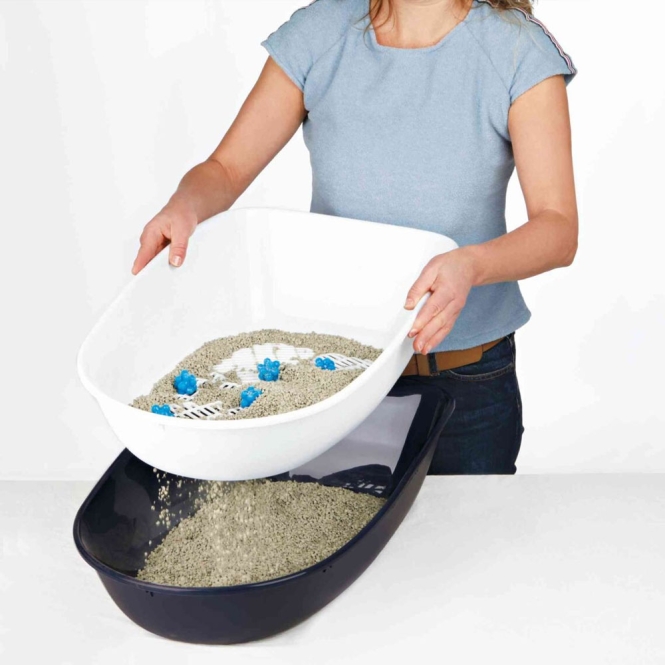 Trixie Katzentoilette Berto - dunkelgrau/hellgrau – Bild 6