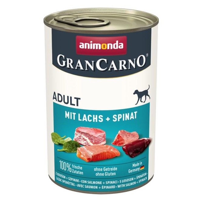 Animonda GranCarno Adult mit Lachs & Spinat - 800g