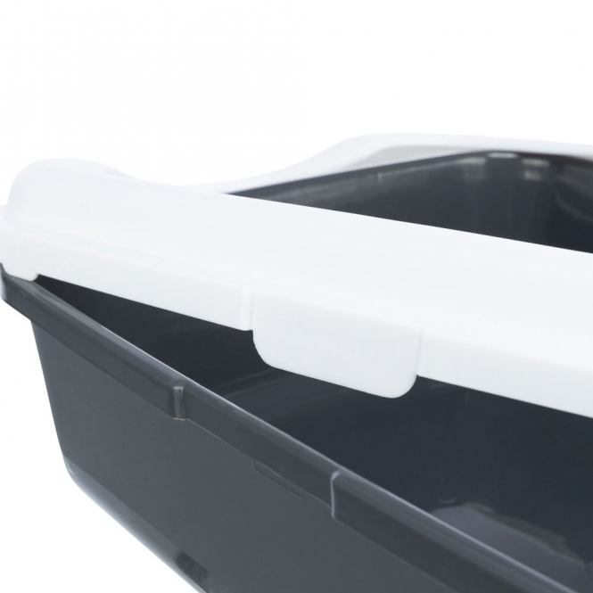 Alternative view of Trixie Katzentoilette Classic mit Rand - dunkelgrau/weiß