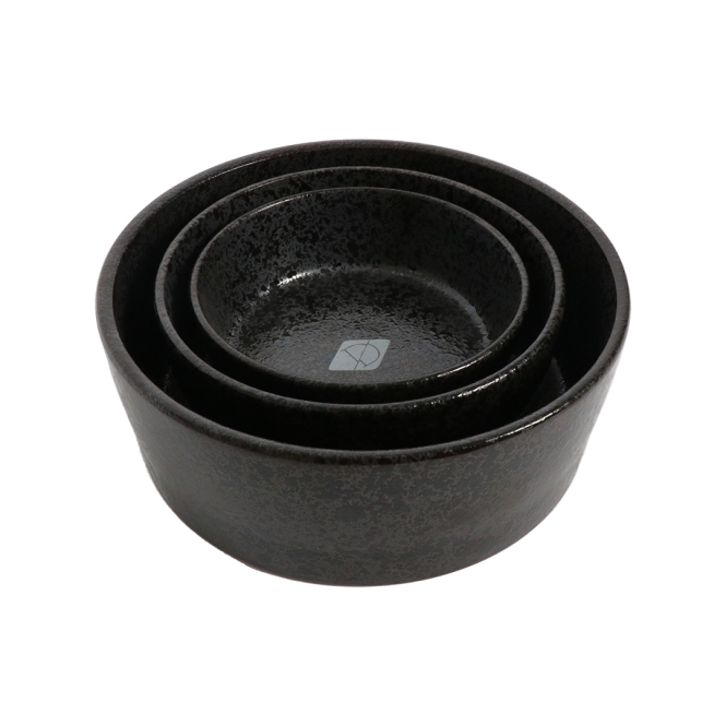 Alternative view of D&D Trendy Napf Jasper black dots - 20 cm