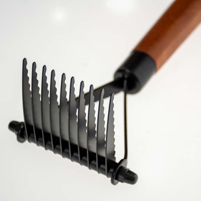 Alternative view of EBI Noir Japandi Entfilzungsharke - 20 x 8 x 6cm