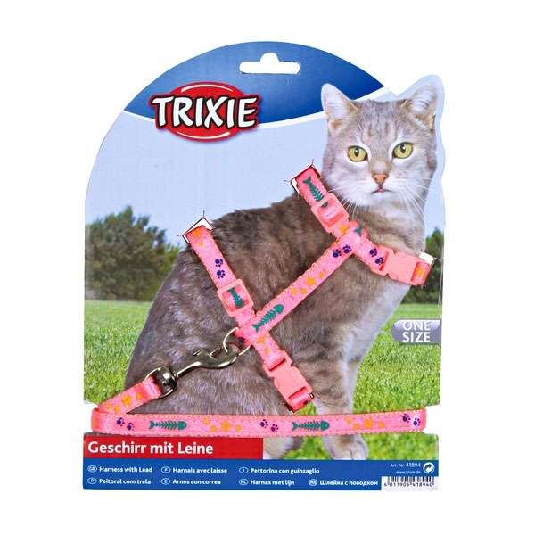 Trixie Katzen-Garnitur mit Leine - mit Motivband – Bild 3
