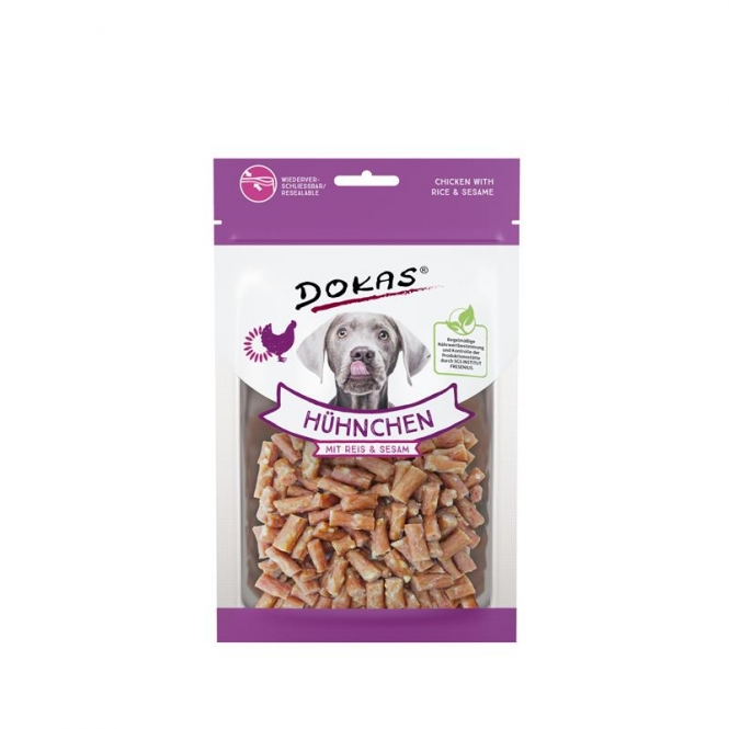 Dokas Dog Snack Hühnchen mit Reis und Sesam 70 g