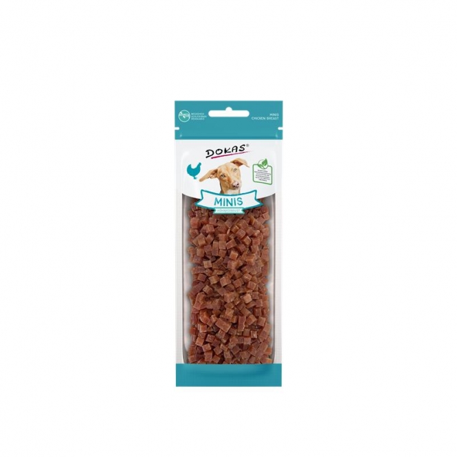 Dokas Dog Snack Minis Hühnerbrust 70g