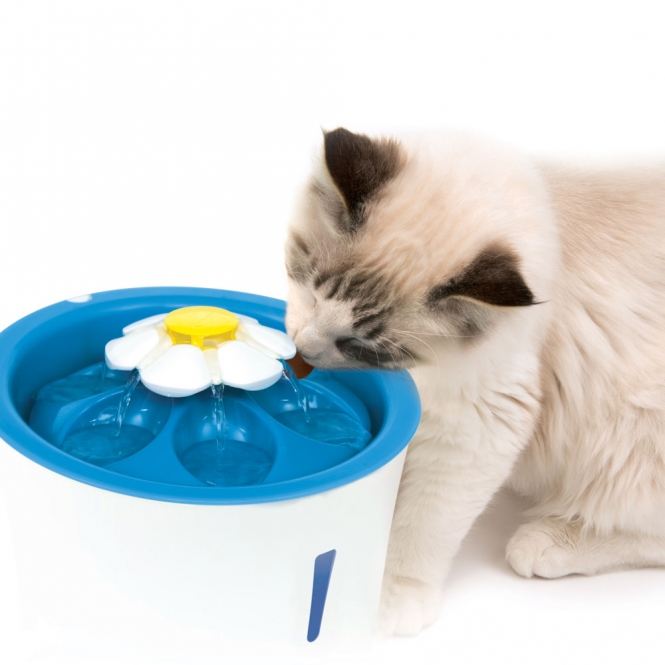 CATIT Blumentrinkbrunnen - 3 L, blau, mit LED – Bild 2