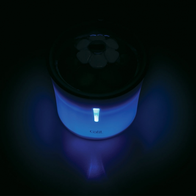 CATIT Blumentrinkbrunnen - 3 L, blau, mit LED – Bild 3