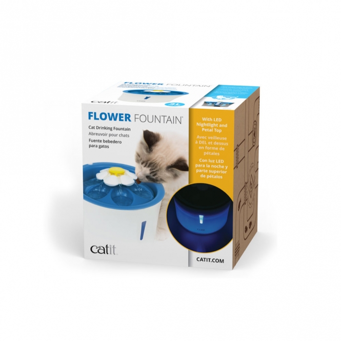CATIT Blumentrinkbrunnen - 3 L, blau, mit LED – Bild 4
