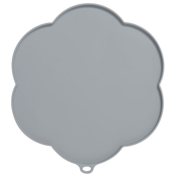 Alternative view of CATIT Silikonmatte Blume - 30 cm - Grau