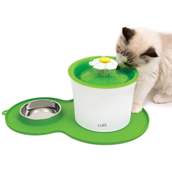 Alternative view of CATIT Silikonmatte Erdnuss - 46 x 29 cm - Grün