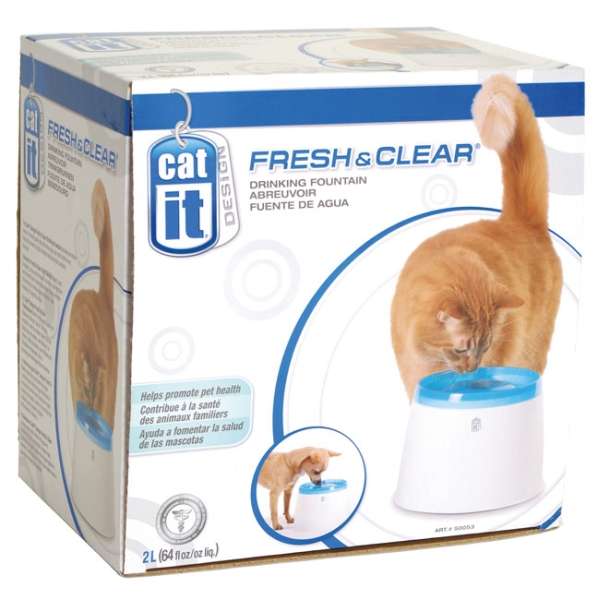 Alternative view of CATIT Fresh+Clear Trinkbrunnen 2L - Blau