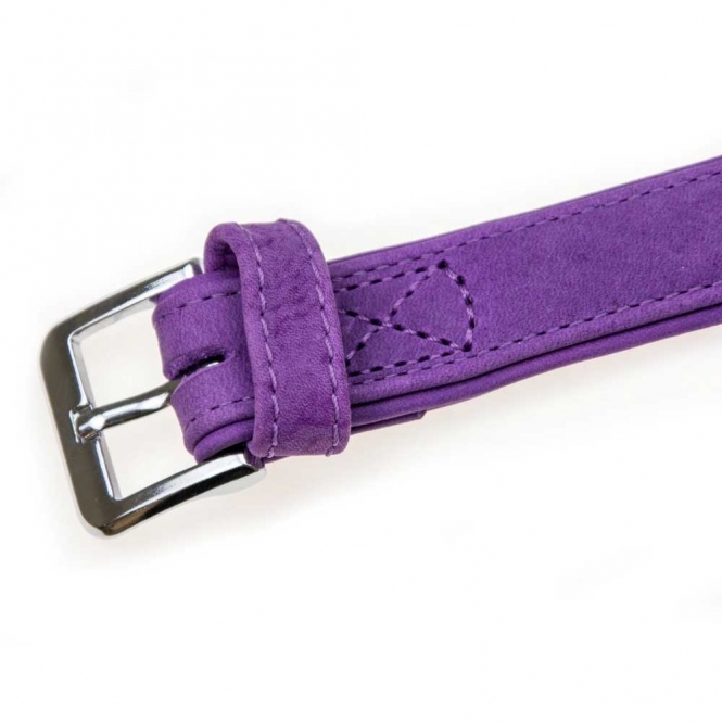 Karlie Halsband Buffalo aus Kalbsleder - Lila - 45 cm/22 mm – Bild 3
