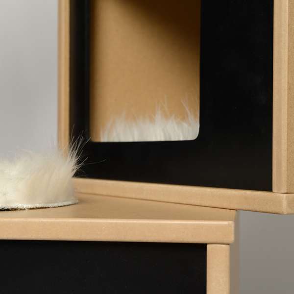 Vesper Kratzbaum V-Double - Schwarz – Bild 3