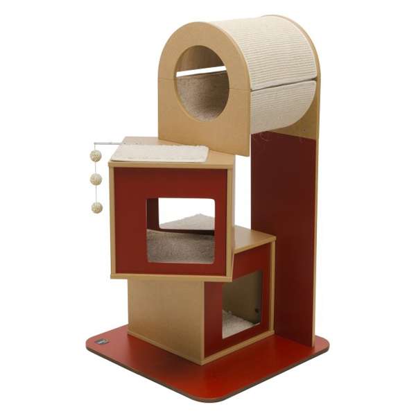 Vesper Kratzbaum V-Tower - Rot – Bild 2