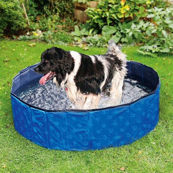 Karlie Flamingo DOGGY POOL Swimmingpool für Hunde - Blau gemustert - 160 cm – Bild 5