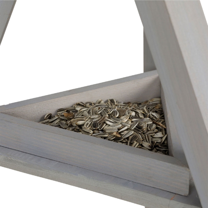 Trixie Futterhaus mit Ständer - grau/weiß – Bild 4