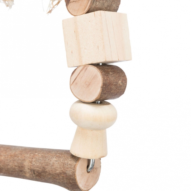 Alternative view of Trixie Bogenschaukel mit Holzklötzen - Klein