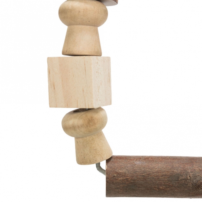 Alternative view of Trixie Bogenschaukel mit Holzklötzen - Groß