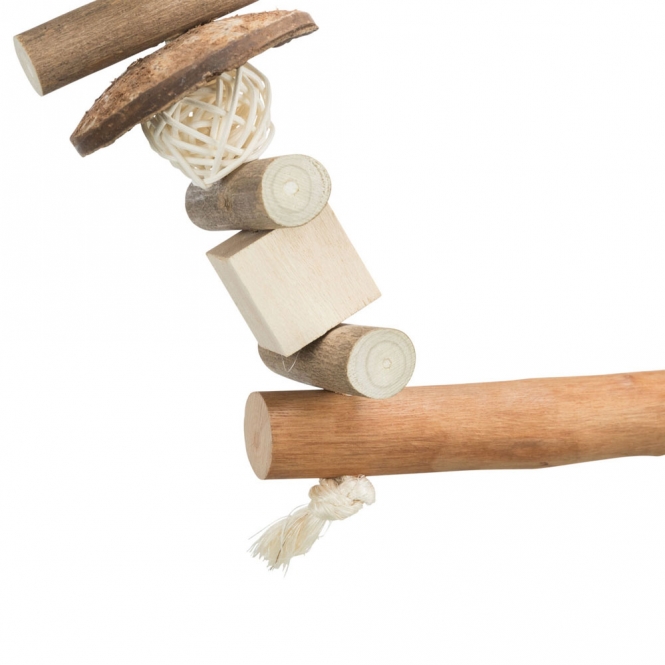 Trixie Knabberschaukel, Kokosnuss/Holz/Rattan – Bild 2